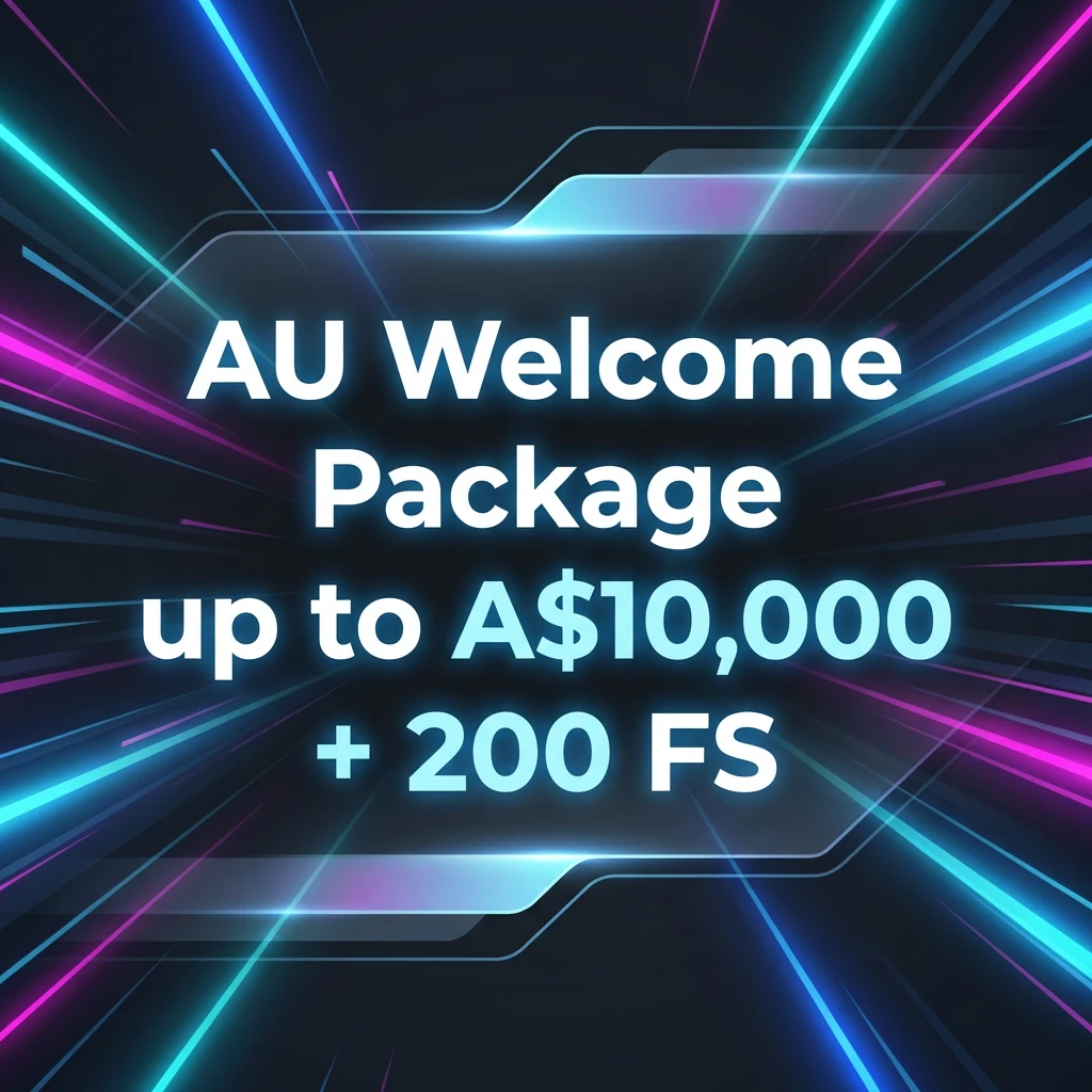 AU Welcome Package up to A$10,000 + 200 FS